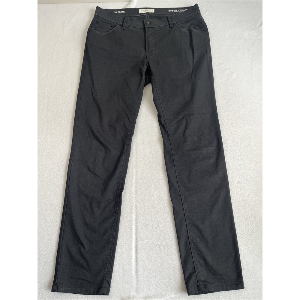 Brax Hi Flex Chuck Pants Mens 36X34 Performance Charcoal Gray